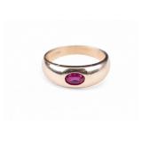 14K Gold Ruby Ring
