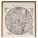 Ebstorf World Map Framed Print