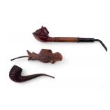 Vintage Granhill, Briar, & Lunar Spain Pipes (3)