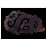 Nephrite Jade Dragon Plaque