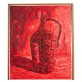 R.D. Schultz (AM 1915-2007) Still Life in Red