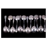 Sterling Silver Soup Spoons (12)