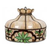 Stained Glass Hanging Light Fixture