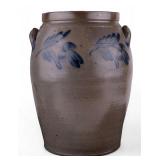 Blue Decorated Stoneware Jug