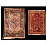 Semi-Antique Hand-Knotted Persian Mats (2)
