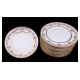 Limoges Gold Leaf Plate Groupings (2)