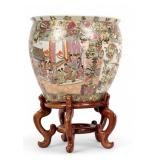 Chinese Porcelain Fish Bowl