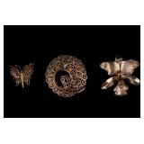 Monet, BSK, Roman, Rhinestone Brooches