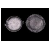 C. 1780 John Alderson & Other Pewter Heating Plate