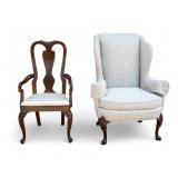Queen Anne Style Chairs (2)