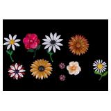 Flower Brooches (9)