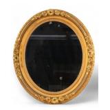 Vintage Oval Gilt Mirror
