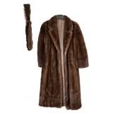 Lunaraine Vintage Brown Mink Fur Coat