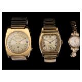 Hamilton, Bulova, & Elbon Wrist Watches