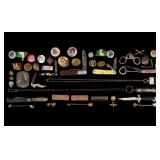 Vintage Pocket Knives, U.S. Pins & Buttons, & More