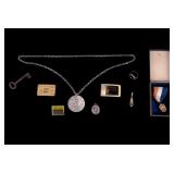 10K Gold Onyx Ring and Dresser Items