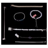 Sterling Silver Bracelet Assortment (7)