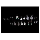 Sterling Silver Earring Assortment (11 Pairs)