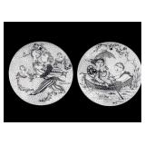 Bjorn Wiinblad Black Transfer Porcelain (2)