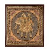 Vintage Burmese Kalaga Tapestry Panel