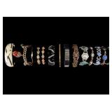 Scarab, Cameo, Tennis, Other Bracelets (14 Total)