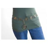 Vintage Cartier Sterling Designer Belt / Lavalier