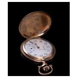 Standard USA Ladies Pocket Watch, Hunt Case
