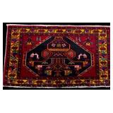 Hand-Knotted Baluchi Tribal Area Rug