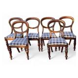 19th C Set of 6 Hoop Back Mid Atlantic Chairs