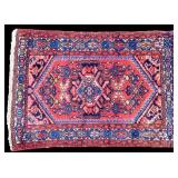 Hand-Knotted Persian Nomadic Area Rug