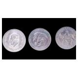 Mexican & English Commemorative Coins