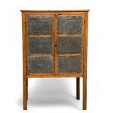 19th C. Punched Tin Pie Safe