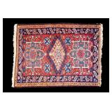 Hand-Knotted Persian Heriz Area Rug