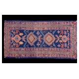 Hand-Knotted Persian Heriz Rug