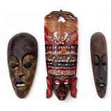 Hand Painted Tribal Masks (3)