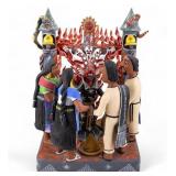 Mexican Folk Figural Art Statue / Sculpture