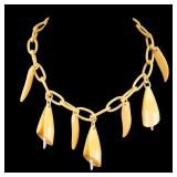 Bakelite Calla Lily Necklace