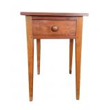 19th C Hepplewhite One Drawer Stand in Maple