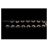 C.M. Yazzie Navajo Sterling Onyx Concho Belt