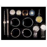 Timex, Elgin, & Other Wrist & Pocket Watches (12)