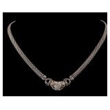 Gilbert Sterling Silver 14K Pendant Necklace