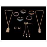 Rhinestone Bracelets, Rings, & Pendant Necklaces