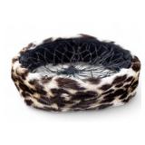 Vintage Leopard Pillbox Headband