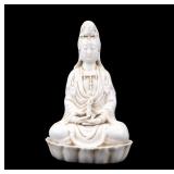 Guanyin Blanc de Chine Porcelain Figure