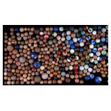 Clay and Glass Marbles