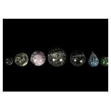 Glass Globe Paperweights (5)