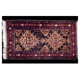 Hand-Knotted Baluch Rug