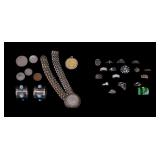 International Coins, Napkin Rings, & Rings (17)