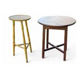 Two Antique Style Tables