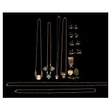 14K, 12K, & 10K Gold Filled Necklaces & Earrings